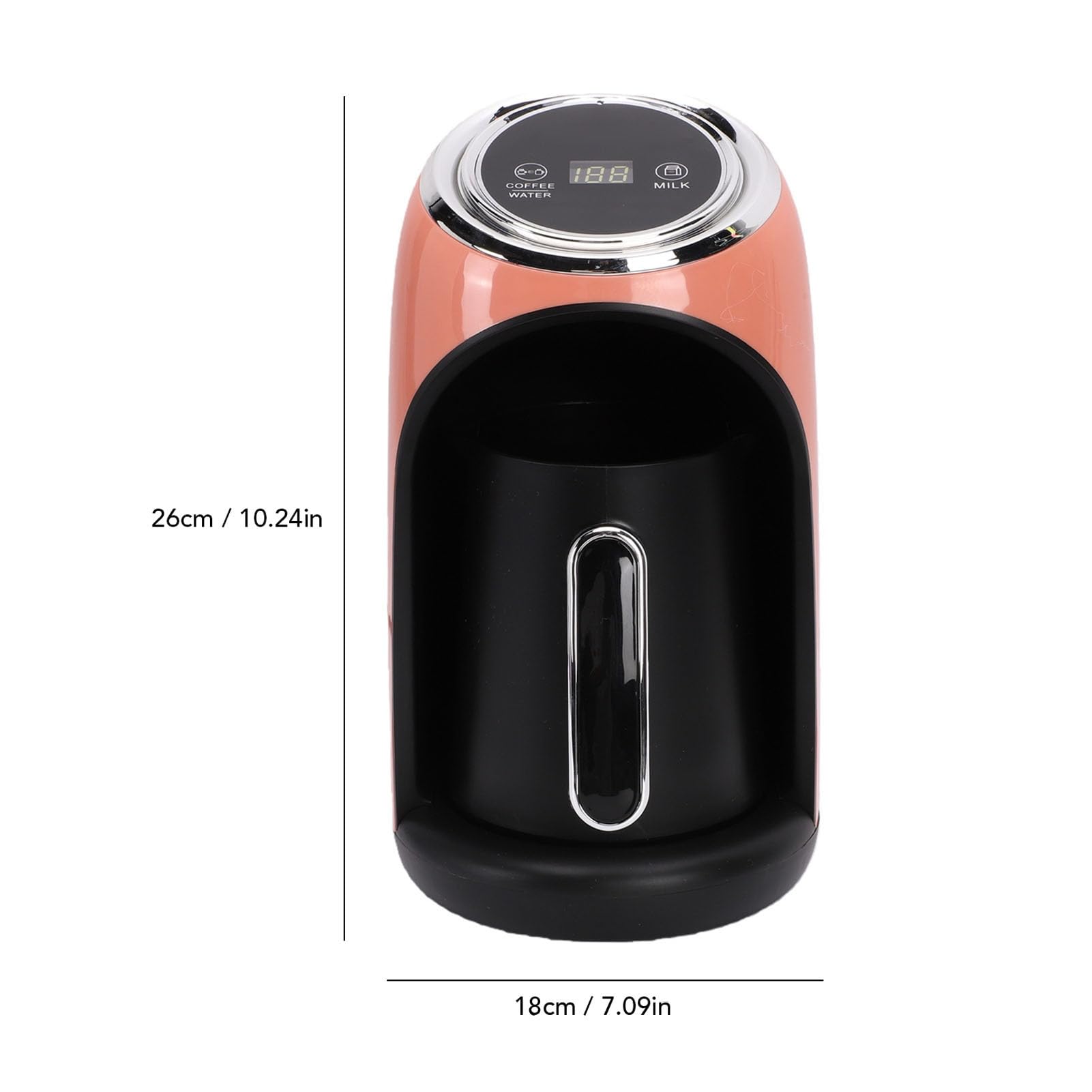 Luocute Caffettiera Turca da 600 Ml con Riscaldamento Rapido da 600 W
