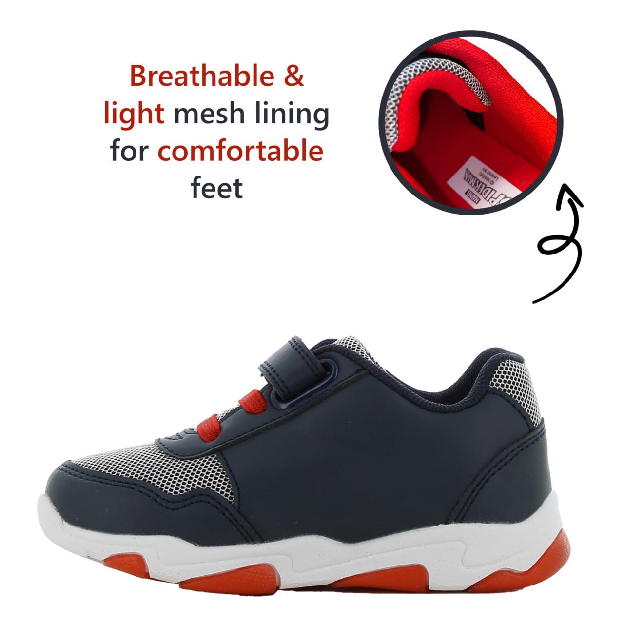Leomil Spiderman Zapatillas Niño con Luces Deportivas | Zapatos para niños, Ligeros y cómodos, Ideal para la escuela y el tiempo libre, Marvel, Regalo para Niños