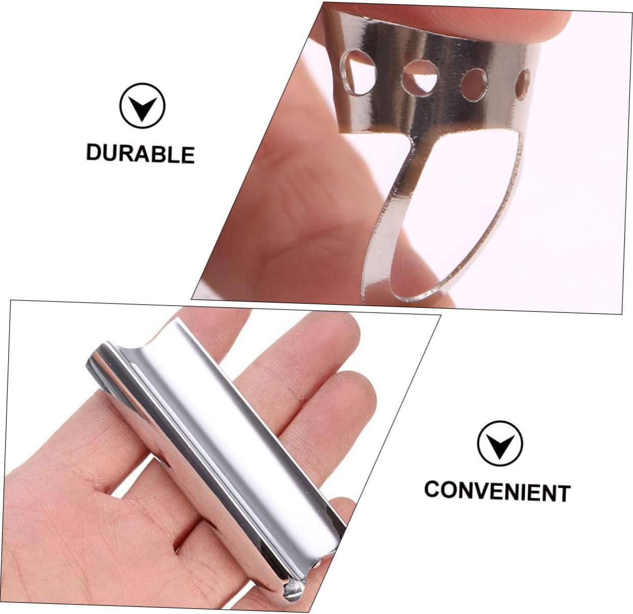 5Pcs Stainless Steel Guitar Tone Bars 76mm round Nose Slide