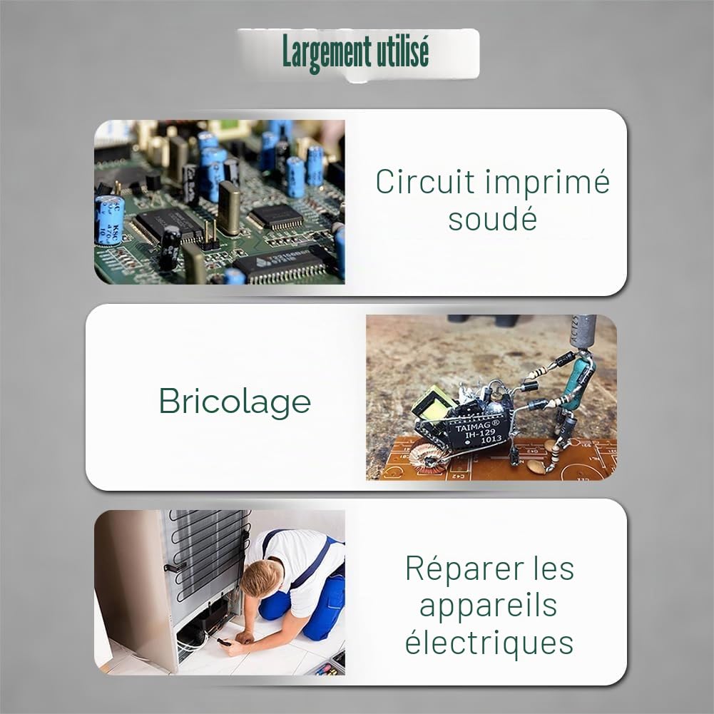 Kit de pistolet à souder multifonction pour fer et machines à souder filaire automatiques en cuivre et aluminium