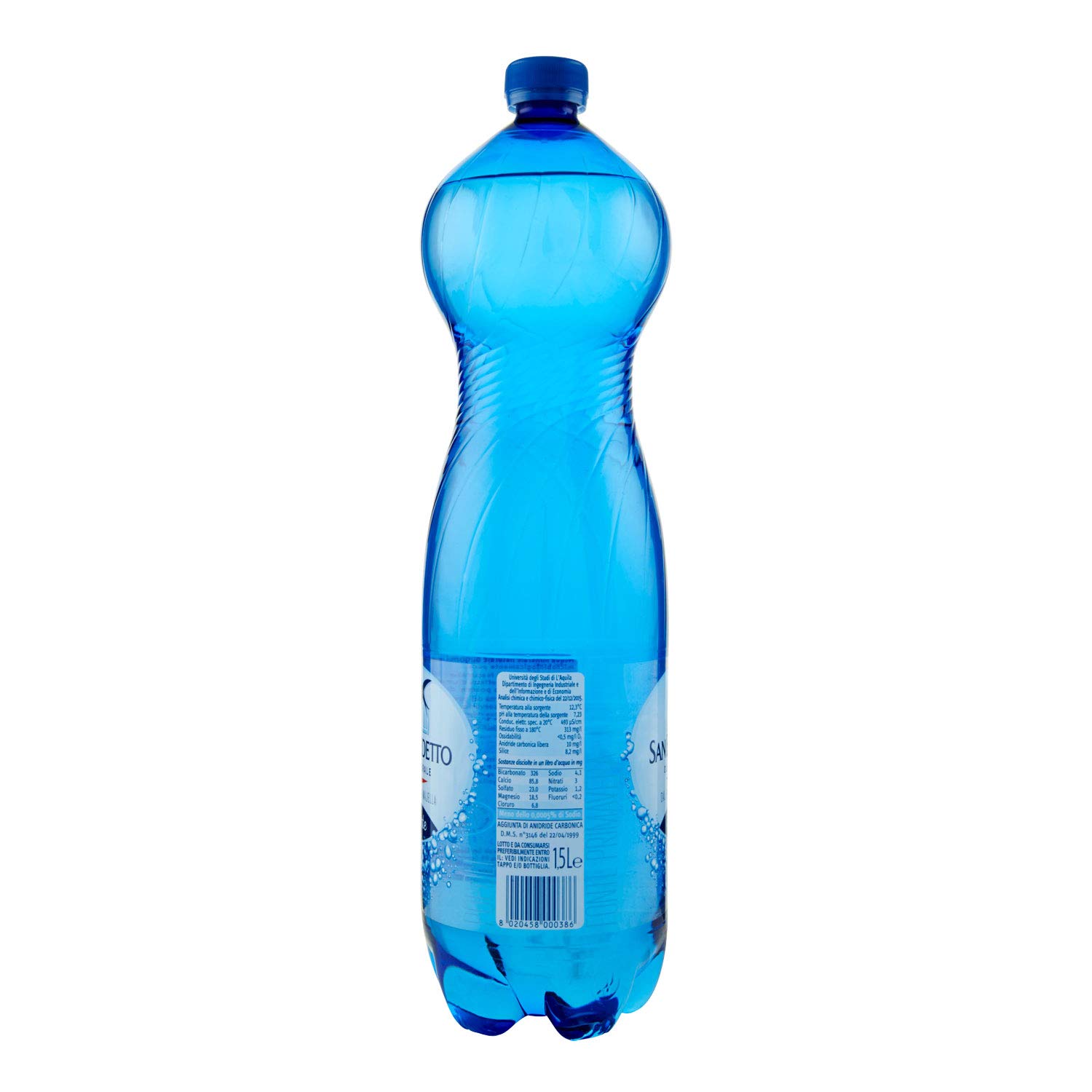 San Benedetto Frizzante 1,5l c6 woda gazowana mineralna numer 1 we Włoszech