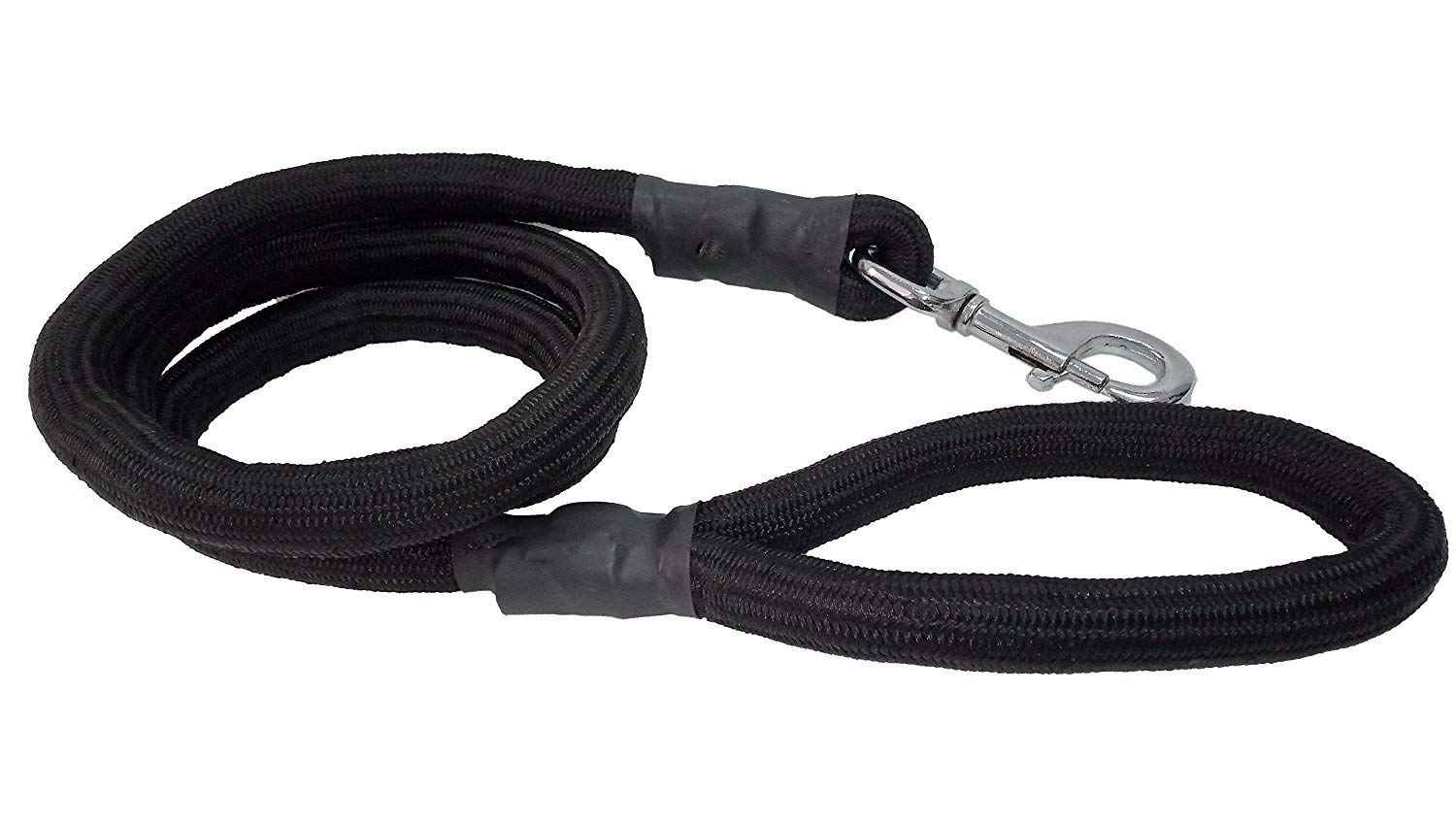 VRCT Stylish Black Plain Dog Rope Leash -18 mm- for Large Dogs (B07P4LSMTJ) Amazon Price History, Amazon Price Tracker