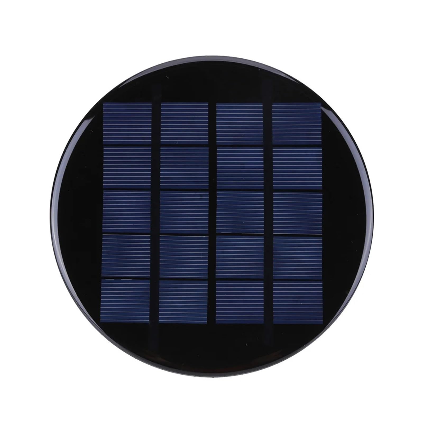 1.1W 5V Photovoltaic Cells Mini Round Solar Epoxy Cell Phone Power Bank for 3.7-5V Solar/Light