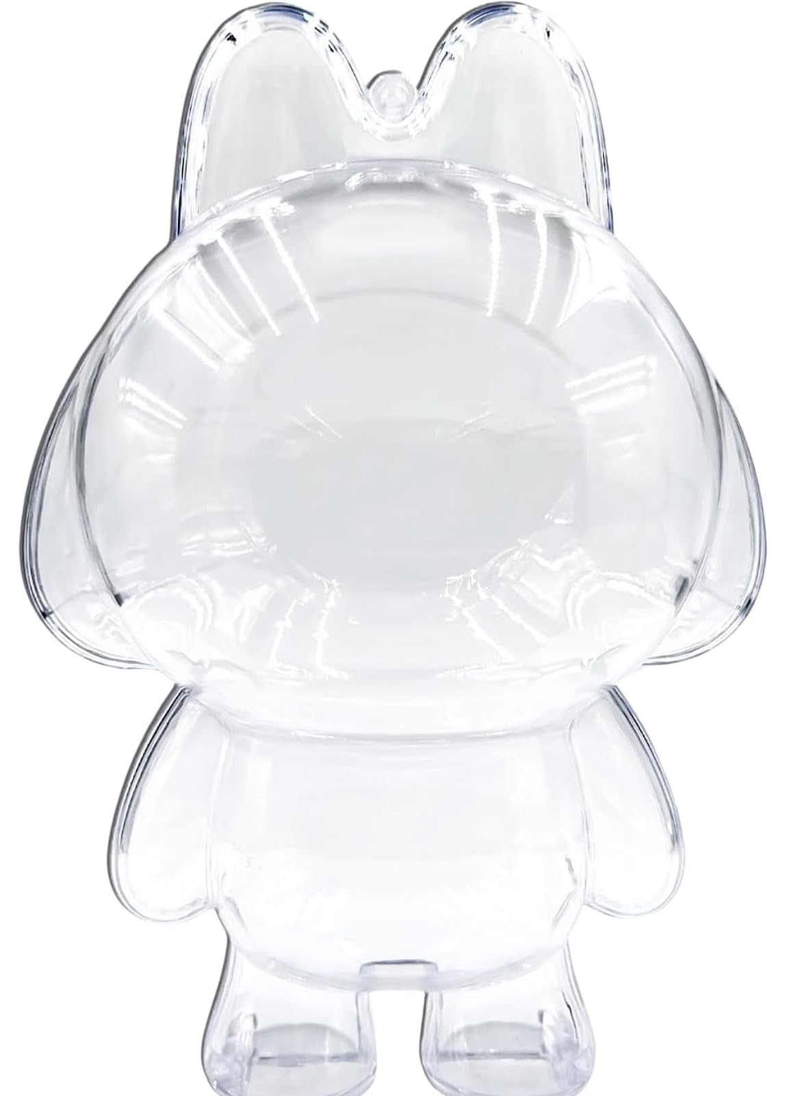 Howgoody Protective CaseClear PVC Portable Storage Box with Keychain, Dustproof Scratch-Resistant Collector Display Compatible with Sitting Series (