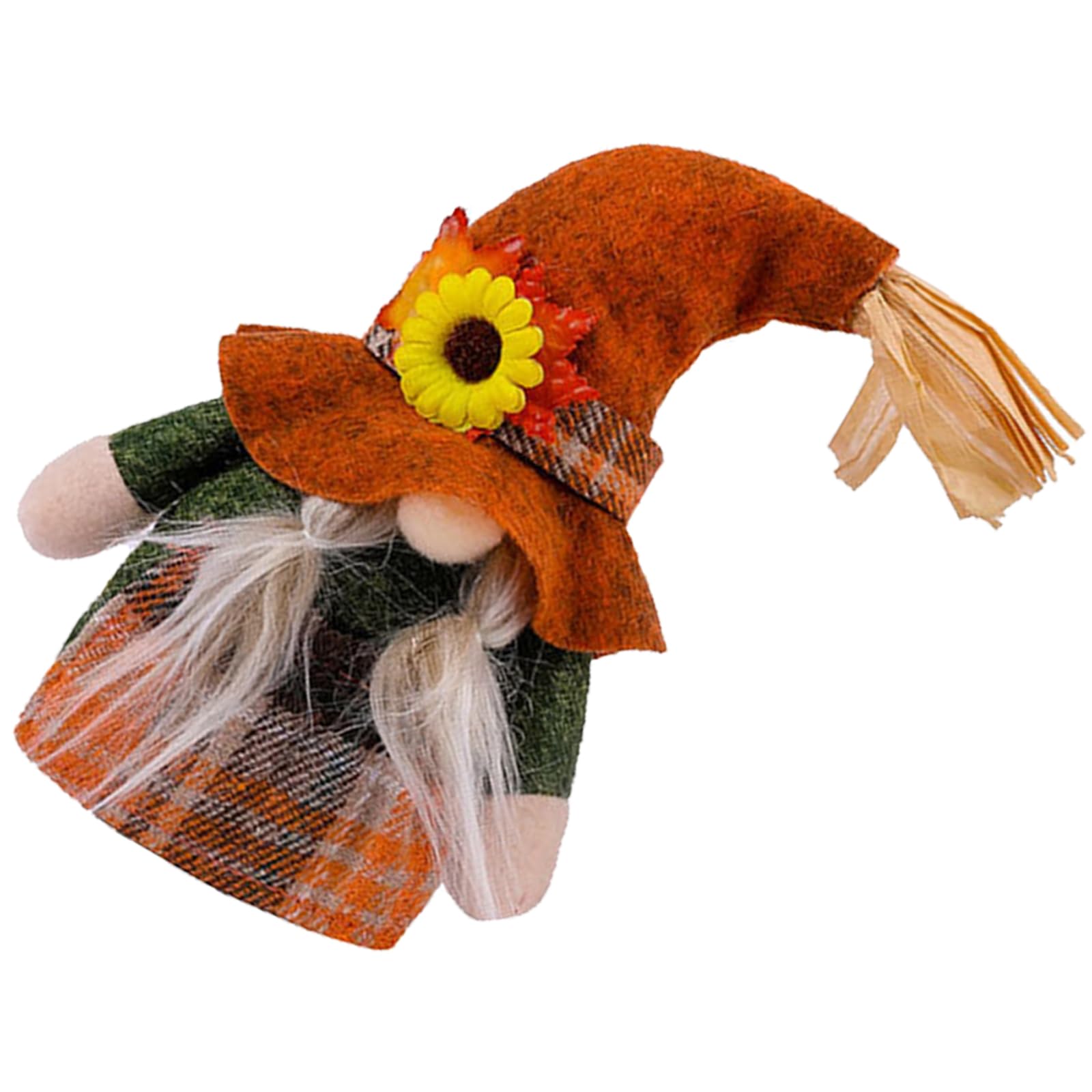Qusinfc Fabric Christmas Hanging Ornament Faceless Old Plush Decors Holiday Hanging Doll Decors for Tree Homes Autumn Harvest Gnomes Plush