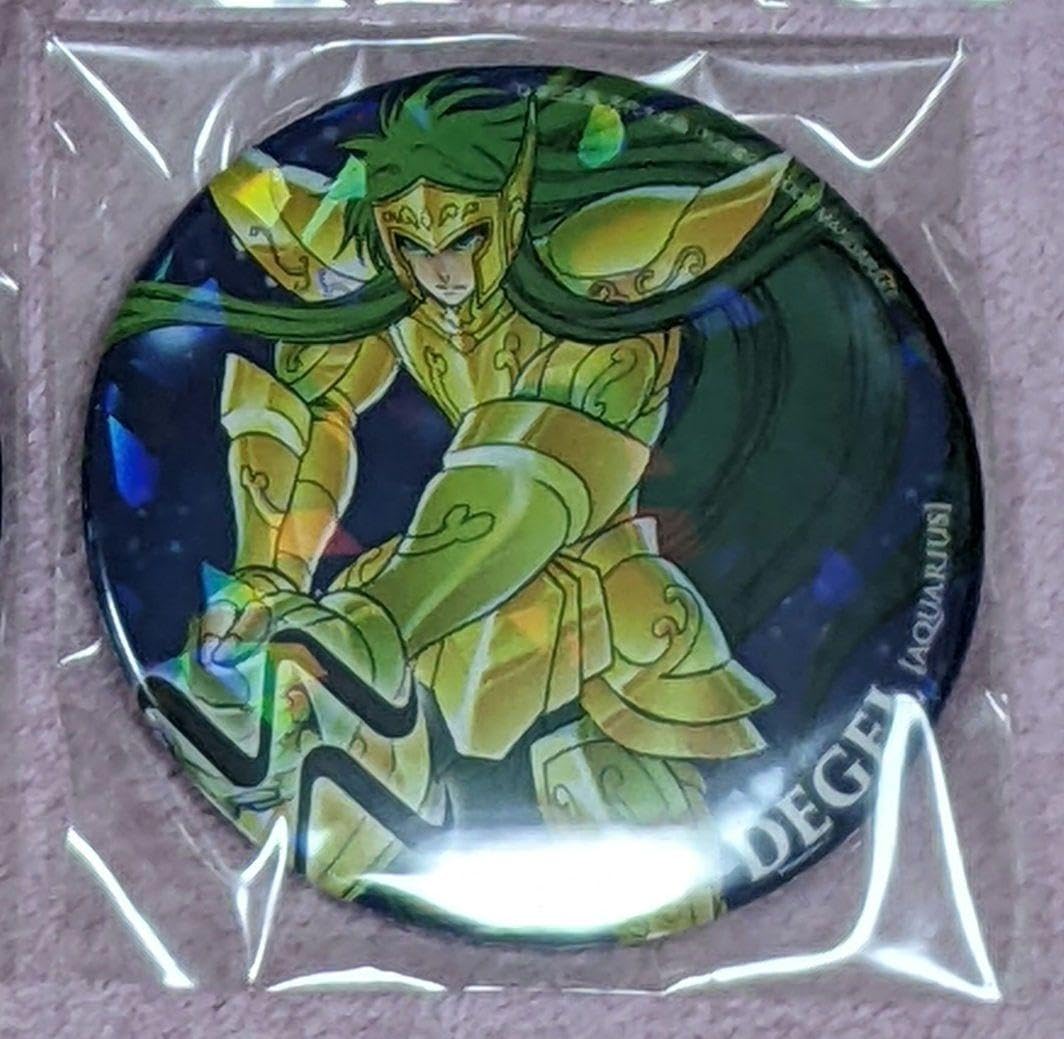 Amazon | 聖闘士星矢 THE LOST CANVAS 缶バッジ デジェル 水瓶座 LC
