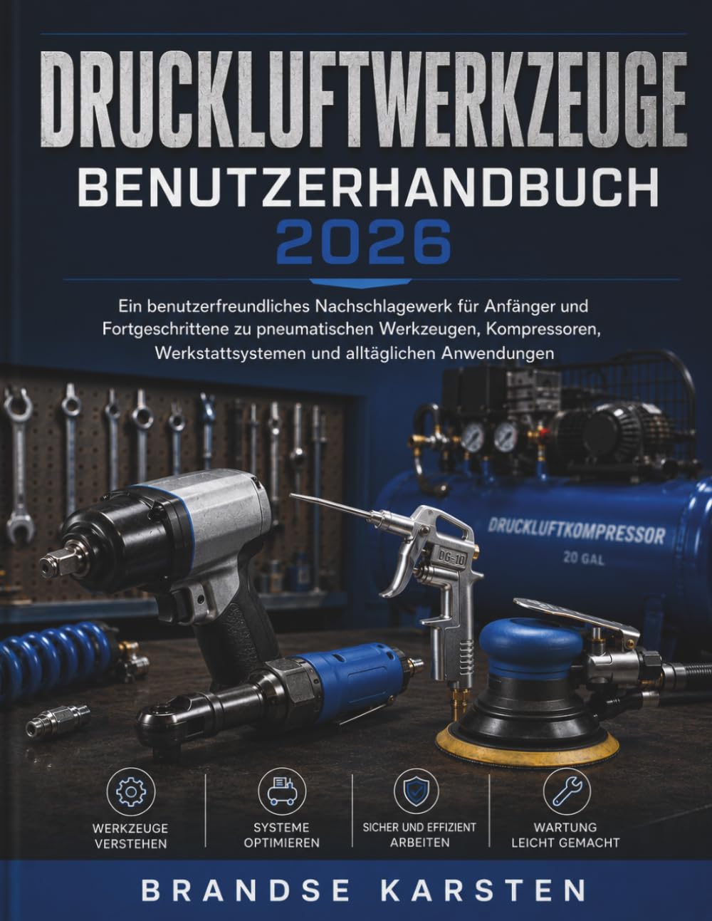 DRUCKLUFTWERKZEUGE BENUTZERHANDBUCH 2026: Ein benutzerfreundliches Nachschlagewerk für Anfänger und Fortgeschrittene zu pneumatischen Werkzeugen, ... und alltäglichen Anwendungen