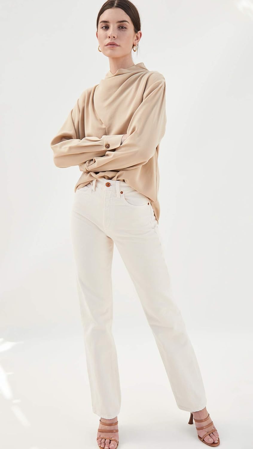 Vince Women's Cowl Neck Long Sleeve Blouse - Image 5