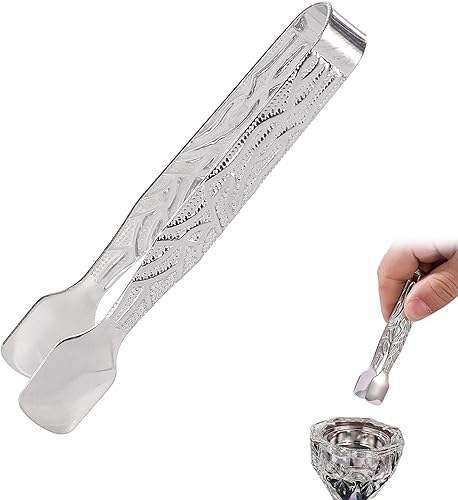 Petite pince à disque de charbon en métal confortable – Pince à briquettes de ch