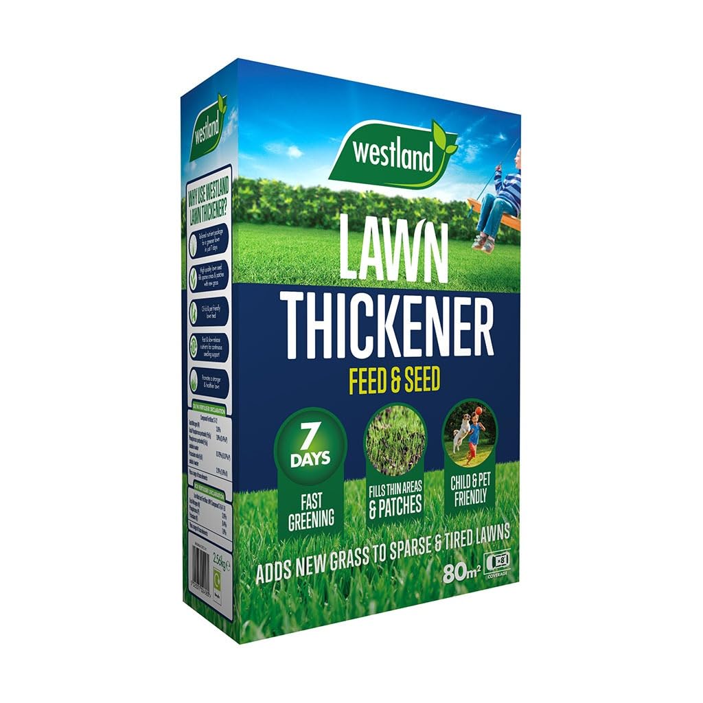 Westland Lawn Thickener Feed and Seed 80m² Lawn Fertiliser and Seed