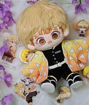 20cm ぬいぐるみ 六道 うちはマダラ 本体+耳+尻尾　スケルトン入り Amazon.co.jp: 20cm ぬいぐるみ 我妻善逸 本体+尻尾+耳