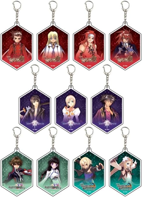 テイルズ オブ シリーズ 01 公式イラスト アクリルキーホルダー 11個入りBOX