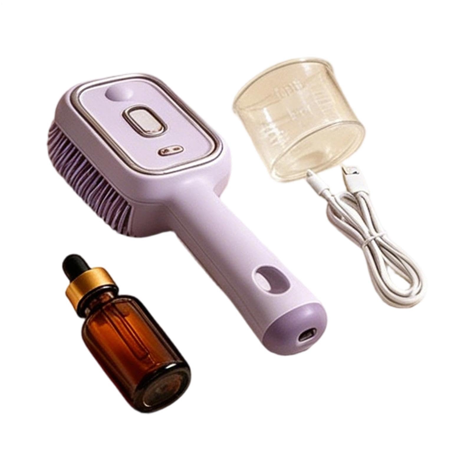 Peine masaje autolimpiante para desenredar el cabello sin tirones 8