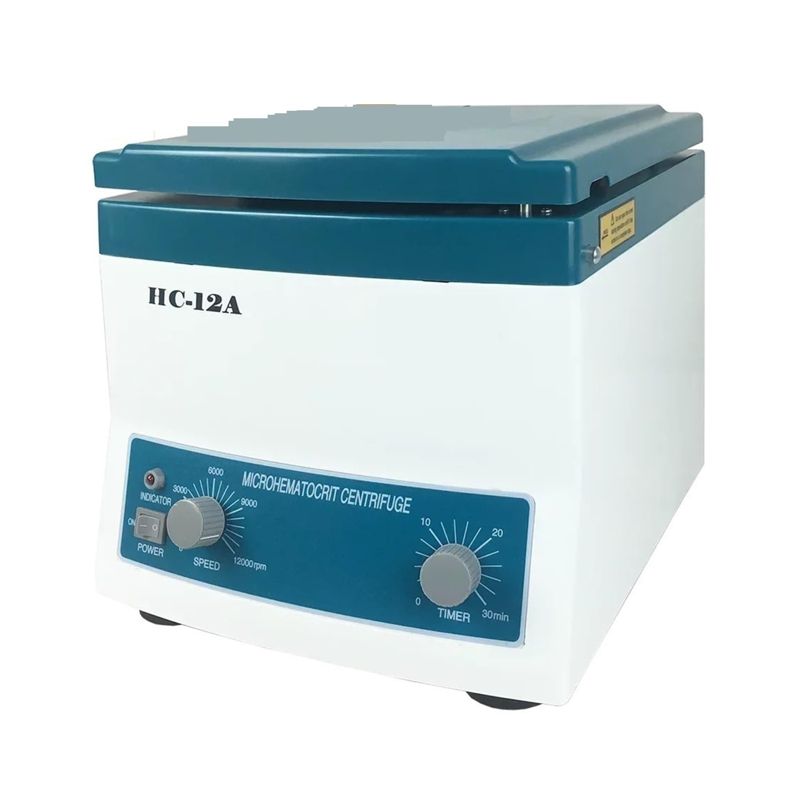 centrífuga de laboratorio, Centrífuga De Microhematocrito, Tubo Capilar 24 Lugares 12000 Rpm For Equipo Laboratorio Pruebas PCV/HCT HC-12A