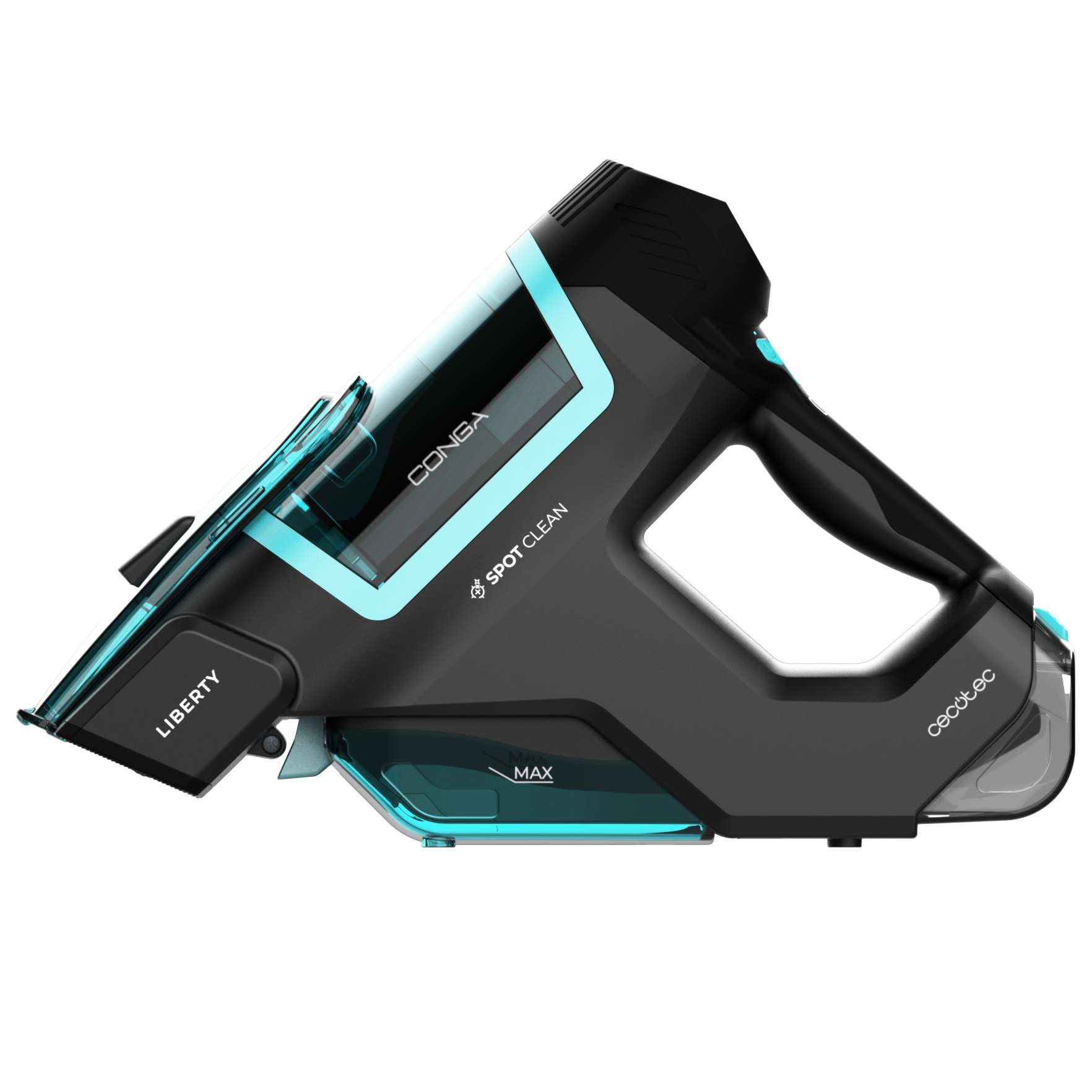 Cecotec Aspirapolvere Tapicerias Conga Hand Carpet&Spot Clean 2500 50W 3 in 1 ;Aspirapolvere Pulito e Aspira, Liquidi e Solidi, 2 Serbatoi da 350 ml di Acqua sporca e pulita, Autonomia 25 min