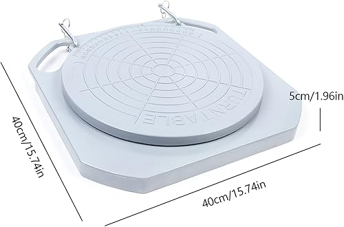 Miniatura 3 de LIYUANJUN 2 herramientas de alineación de rueda, rueda de aleación de magnesio, placas de alineación de herramientas giratorias de alineación de
