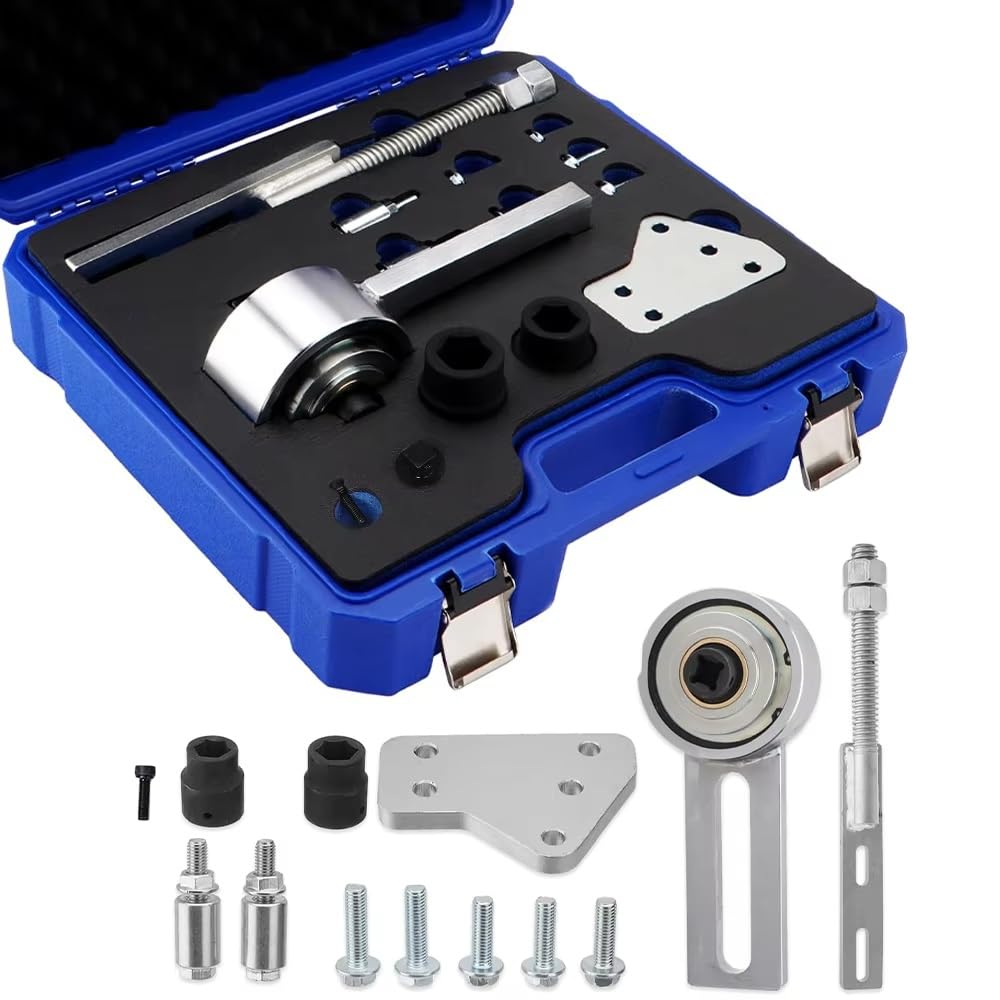 Kit Calado Distribucion Compatible Con Ford 1.0T Para EcoBoost Podofo 303-1611 303-1611-01 Kit Multiplicador De Par Herramienta Para Desmontar La Polea Del Cigüeñal