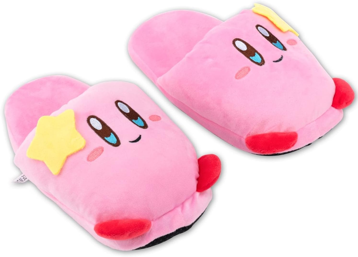 Cat Luna Slippers | Cute Anime Kawaii Blue Moon Ears Fuzzy Plush Sailor Slip-On House Shoes | One Size Adults Women Men