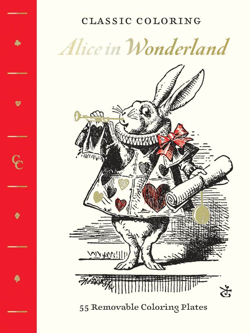 Classic Coloring: Alice in Wonderland (Adult Coloring Book) : Abrams ...