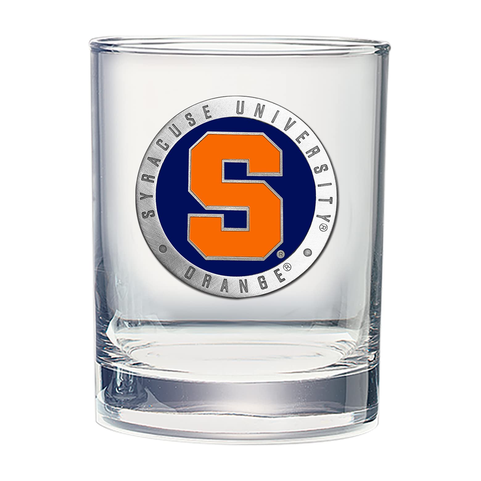 Heritage Pewter Syracuse Double Old Fashion | Double Rocks Glass 14 OZ for Liquor | Expertly Crafted Pewter Glass