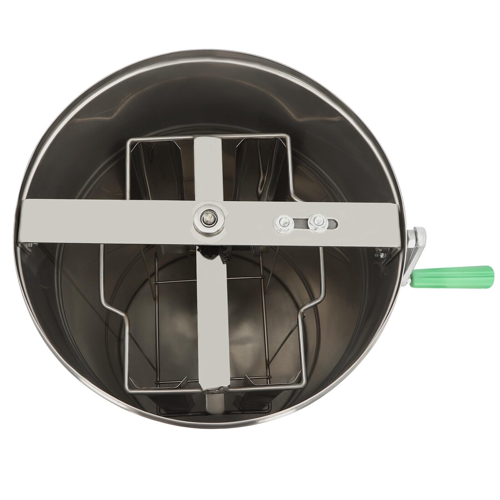 centrifuga manuale per miele in acciaio inox, 2 nido d'ape, 49 x 25,5 cm, accessorio per apicoltori e apicoltori professionali