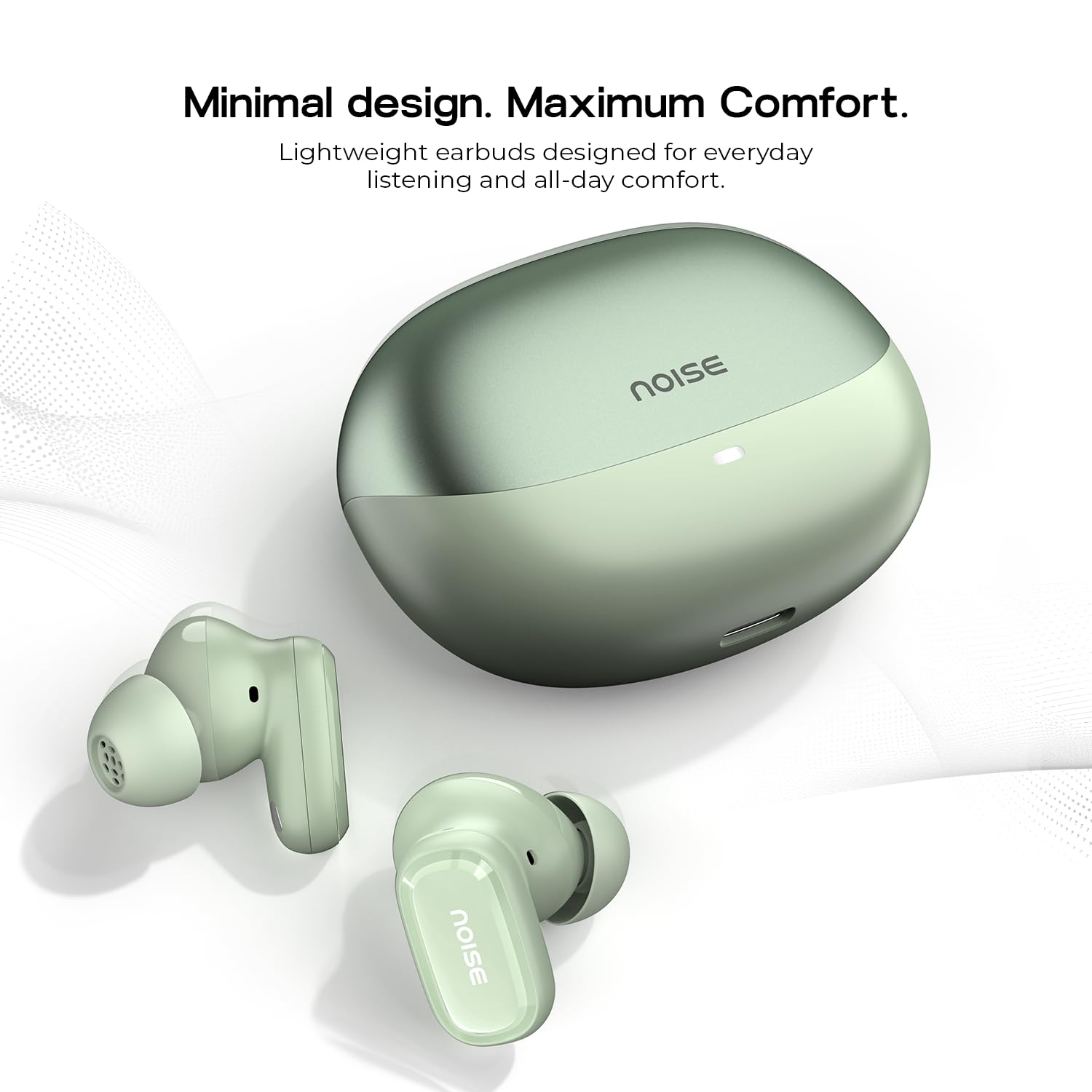 Noise Newly Launched Buds Connect 3 Truly Wireless Earbuds with 40H of Playtime, Quad Mic with ENC, Low Latency, 10mm Driver, BT V5.4(Dusty Rose) — Amazon image 3