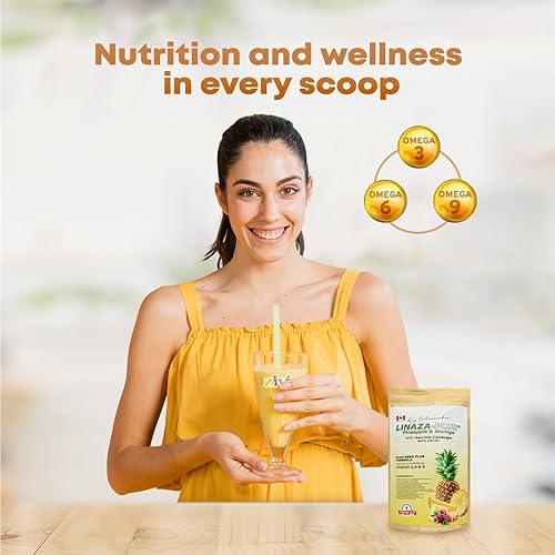 Miniatura 5 de Linaza Plus - Piña y moringa con garcinia cambogia, 16 oz