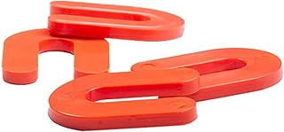 OX Tools OX-T161131 Tile Spacers 3/16 Inch - 1000 Pcs Trade Series Orange Horseshoe Tile Spacers - Deck Spacers, Plastic S...
