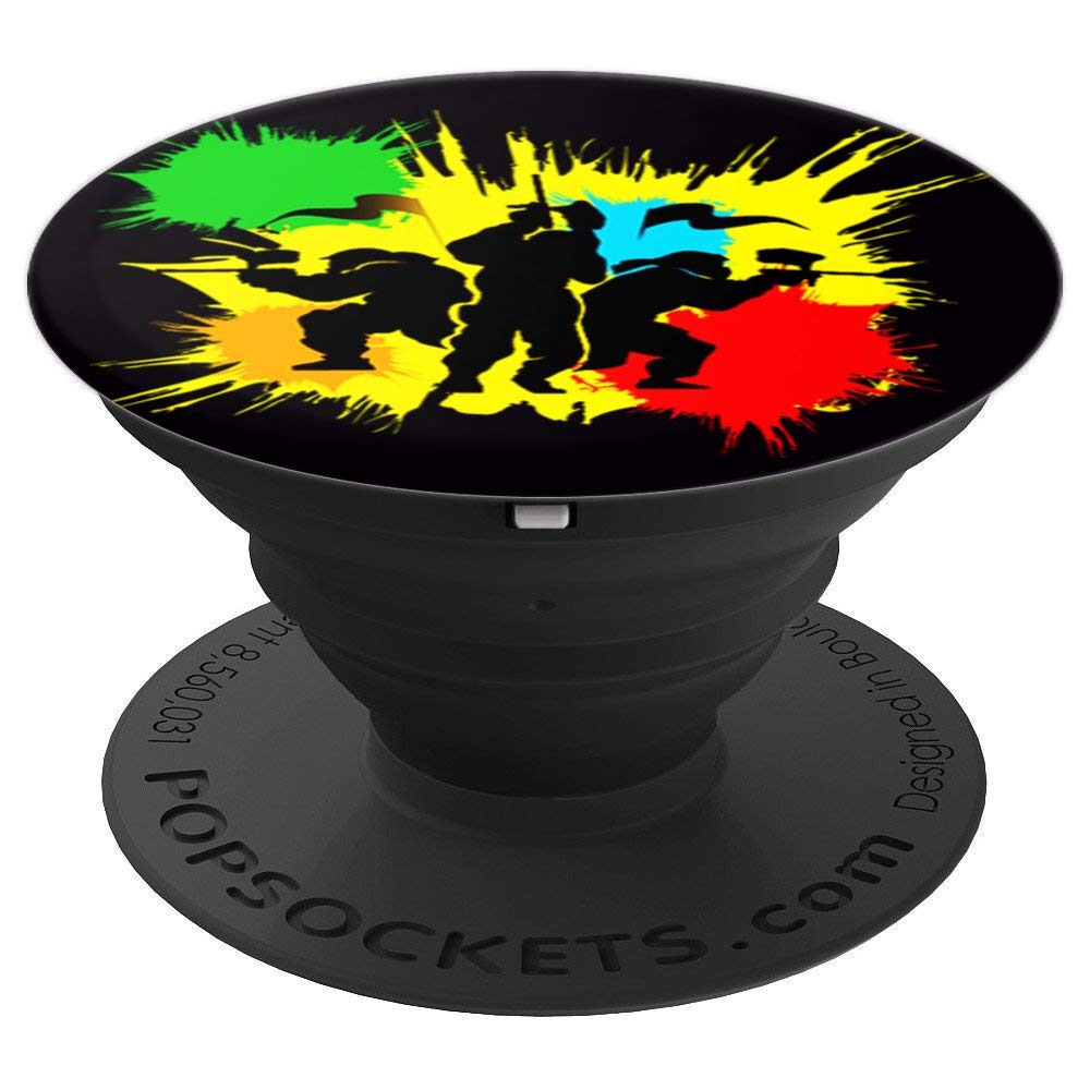 Cool Paintball Pop Socket Colour PopSockets PopGrip: Swappable Grip for Phones & Tablets