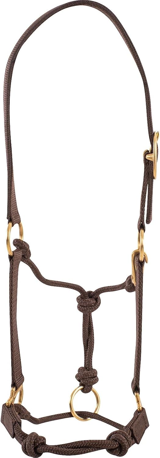 Cashel Nylon Rope Halter, Brown