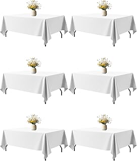 27 Valentine Candle Decor Ideas and Easy DIY Inspirations 47 White Rectangle Table Cloth - 6 Pack, 60