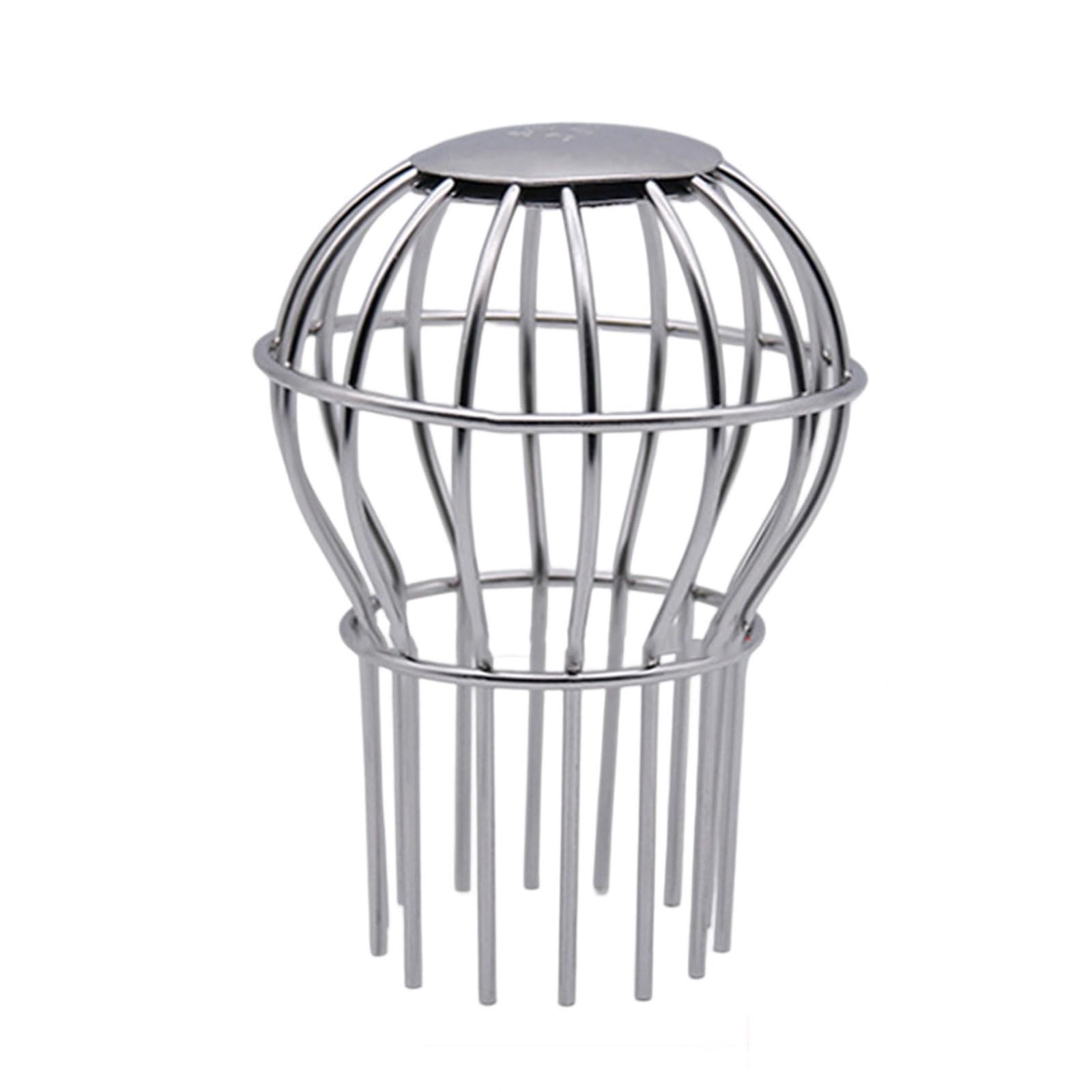 Upgraded Spherical Guards Drain Cover Steel Anti Clogging Design Drain Grate for Roof Balcony Easy Installation Anti Clog Guards Cover