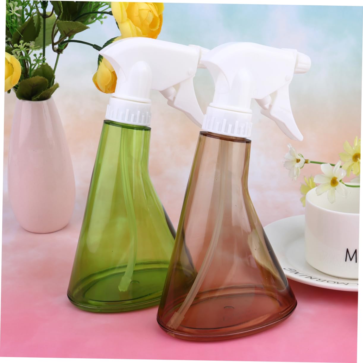 Toyvian 2 Ensembles Pulvérisateur Bouteille D'arrosage Jardin De Plantes Buse Eau Vaporisateurs Rechargeables Nettoyage Nettoyeur Plantes D'extérieur Enfants Arrosoir Vert 2 Pièces * 2