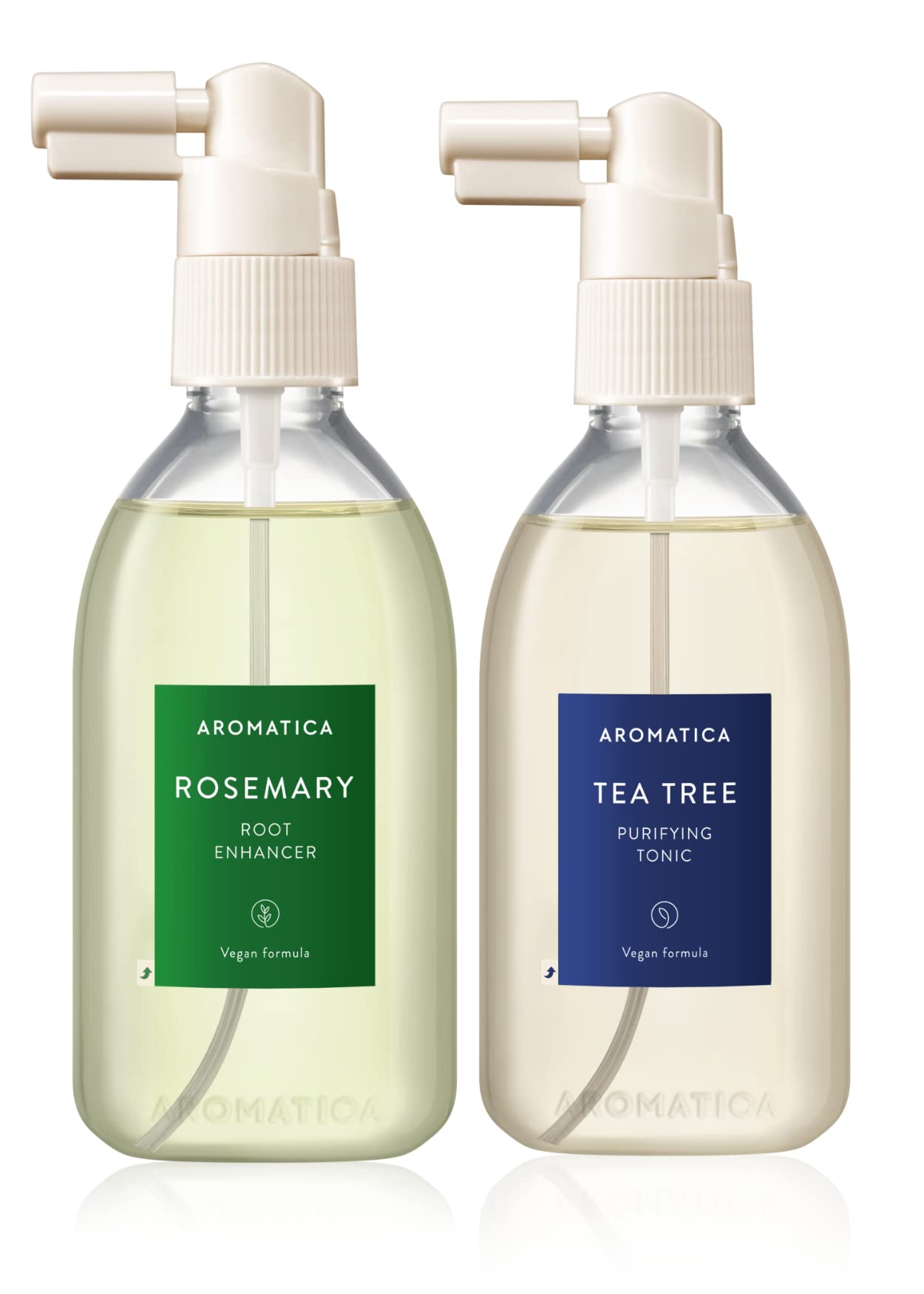 AROMATICA roremaryビタライジング セット Amazon.com: AROMATICA Tea Tree Tonic + Rosemary Root Enhancer