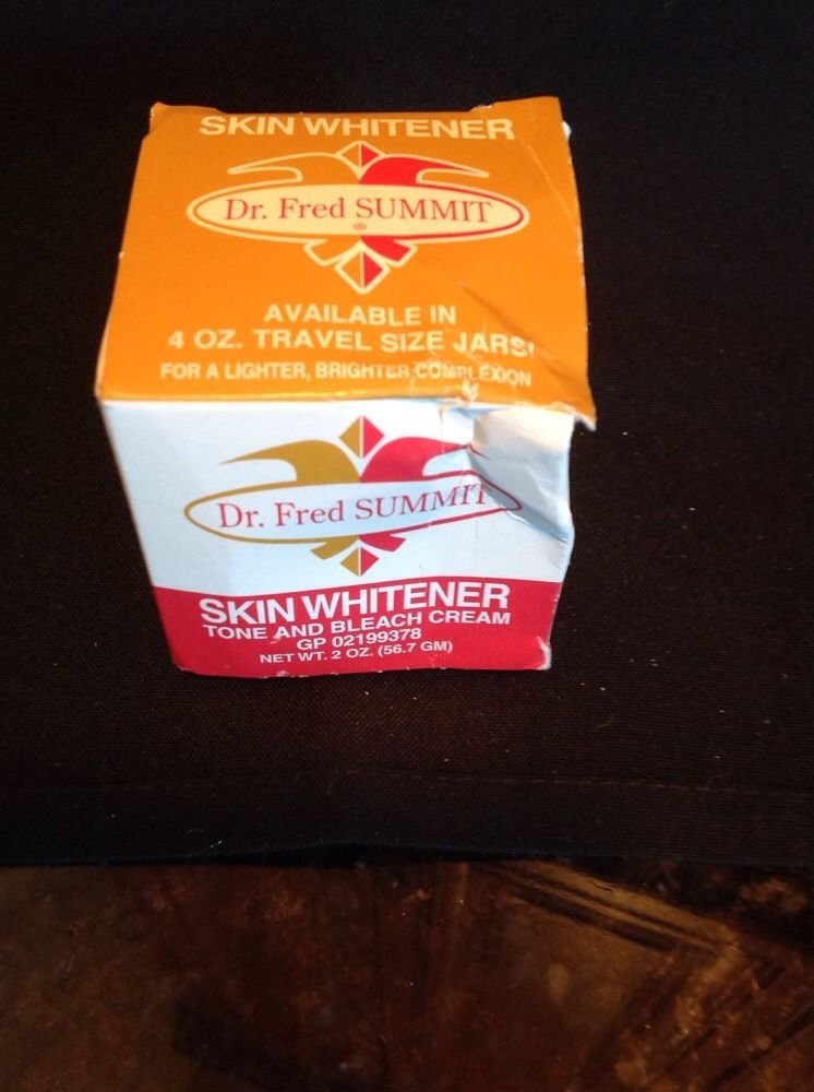 Buy Dr. Fred SUMMIT Skin Whitener, Tone/Bleach Cream, 2oz 03/2019