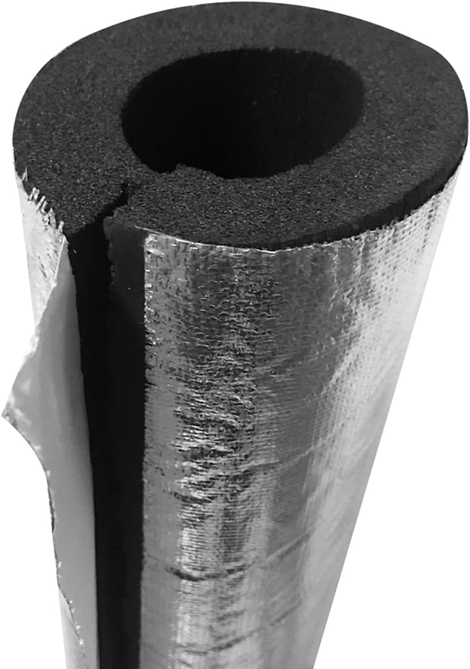 Piankowa izolacja rur, piankowa izolacja rur, Izolacja rur Rura piankowa Samoprzylepna, zamrażająca rura piankowa z folii aluminiowej o grubości 20 30 mm, średnica wewnętrzna 22 mm 34 mm 48 mm 89 mm 1