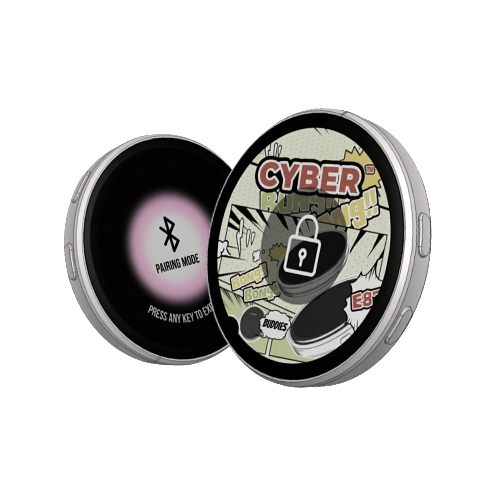 Pixel Pin Digital Badge per Cosplay Anime Concert Fans Cyberpunk Anime Toy Badge Video Foto Display Torcia