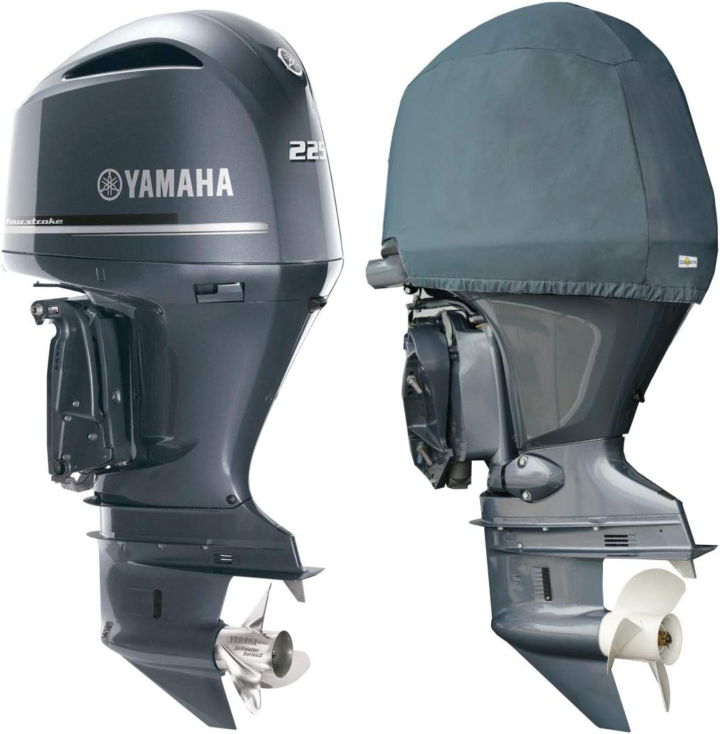 Oceansouth Outboard Motor Cowling Cover for Yamaha F75D F90C F100F 4 CYL 1.8L (2017