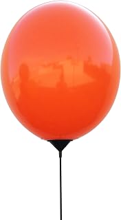 Reusable Balloon Window Kit with removable clip and pole, Car Dealership Advertising, Weatherproof Vinyl (Orange)