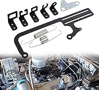 Vista 2 de Shkalacar 304147 Soporte de montaje de cable del acelerador del carburador EZ-EFI Kit de montaje de cable de reemplazo para GM700R4