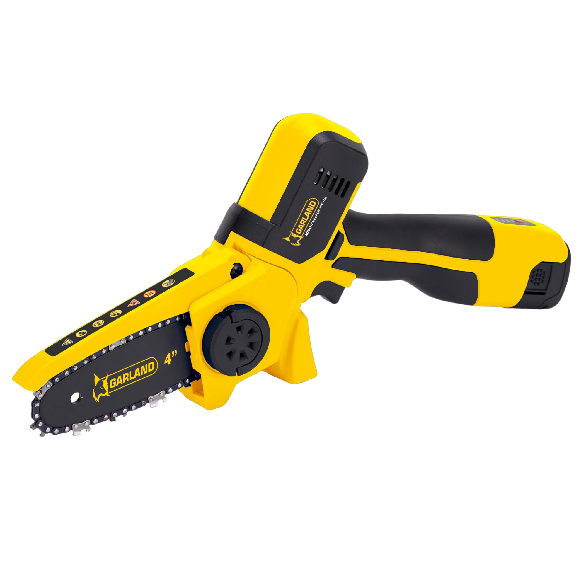 GARLAND RODENT KEEPER 16V 104 V25 | Mini Sierra de Poda a Batería 16,8 V – Corte hasta 100 mm, Incluye 2 Baterías, Cargador y Maletín