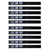 NIGUDEYANG lot 10 Replacement 12.7mm CD DVD-ROM/RW Optical Drive Flat Shape Bezel Faceplate Front Panel Cover Universal Parts