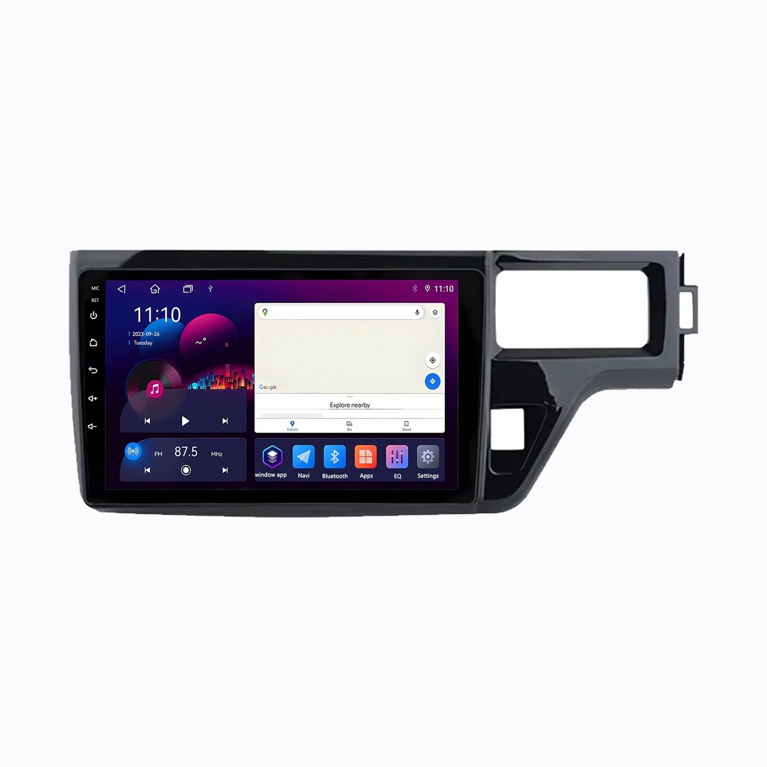 Radio Macchina Touch Screen per Honda Stepwgn 5 2015-2021 Wireless Carplay Android Auto Stereo Auto Bluetooth Ips con Pantalla Táctil con Gps, 8 Nucleo 8G+256G