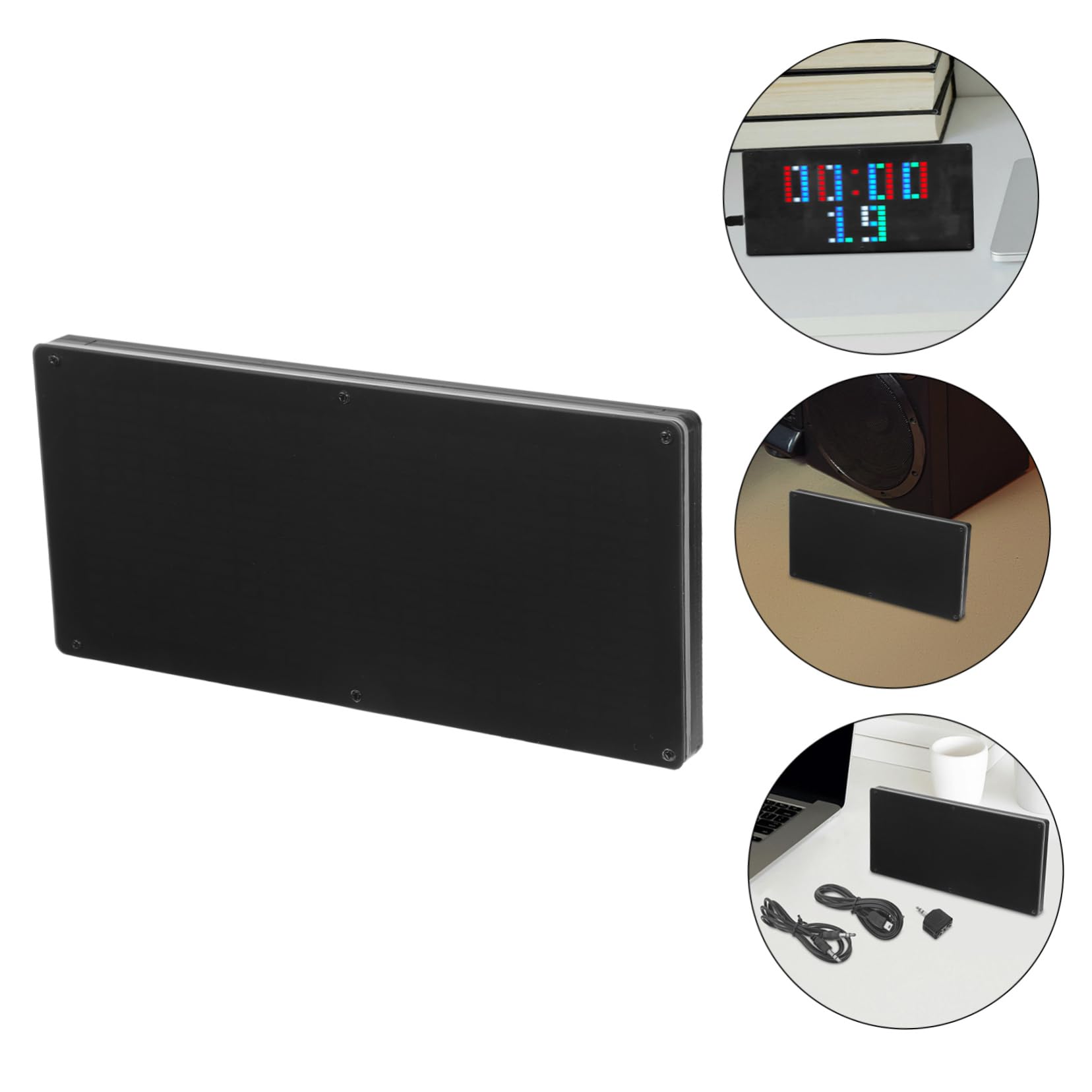 Analizzatore Audio Musicale LED Digitale 384 Pezzi per DIY | Kit Componenti Elettronici Nero, Display e Onde Sonore, per Applicazioni Elettroniche