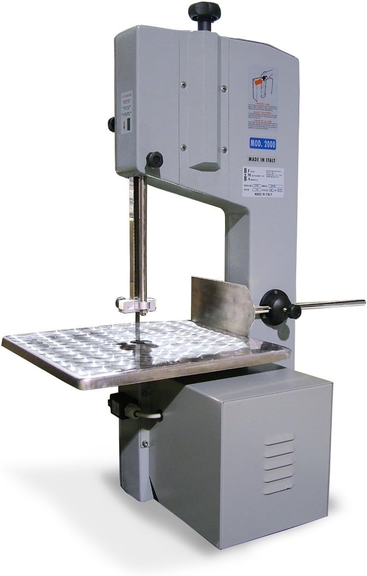 FMA Omcan Food Machinery (2000) Italian Table Top Meat Band Saw 72 in. Blade