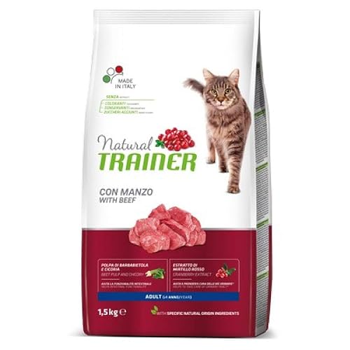 Trainer Natural Gato adulto con carne de res 1,5 kg