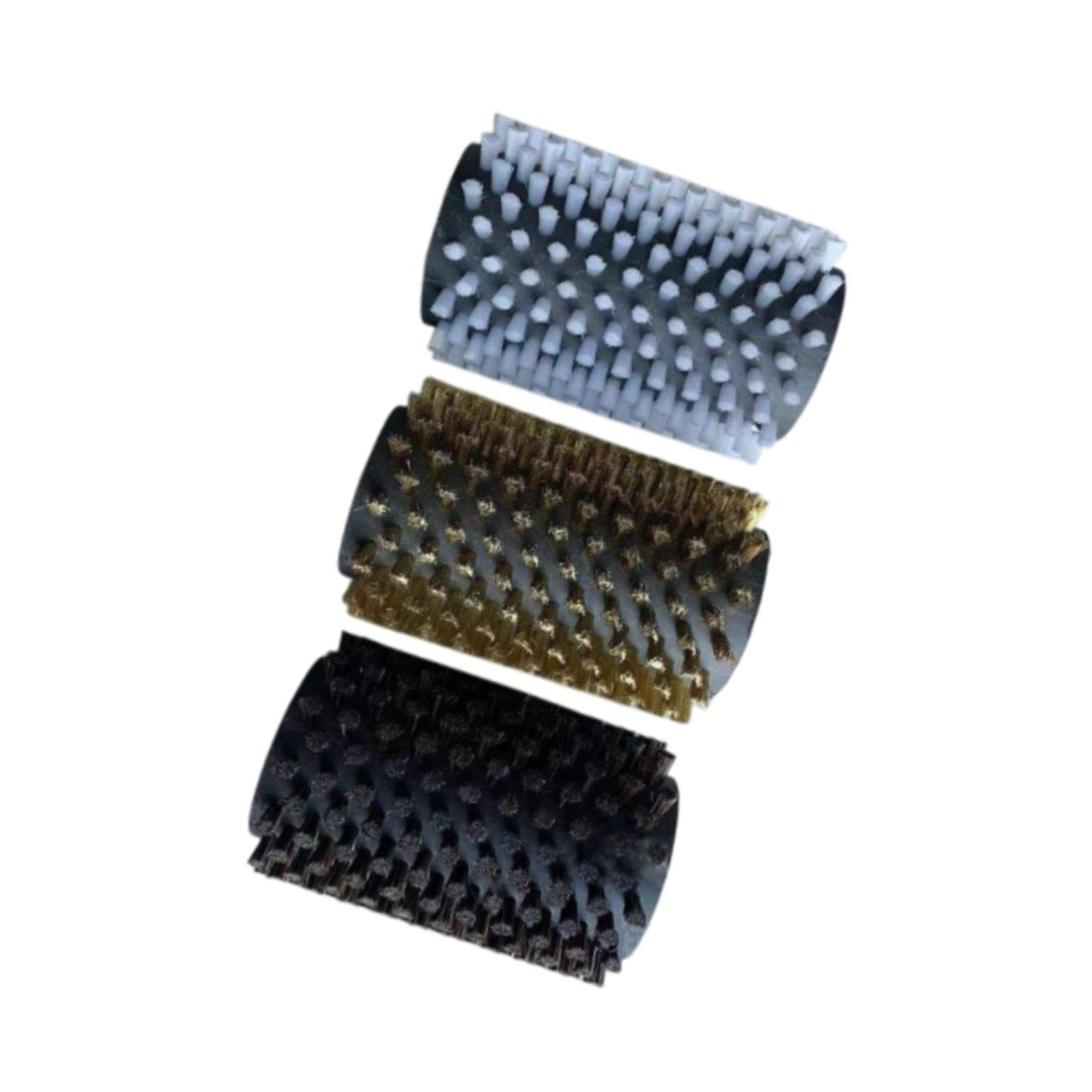 Kit de Cepillos para Encerar Tablas de Snowboard, Cepillo de Rodillo Eléctrico Eficiente, Nailon, Latón, Crin de Caballo.