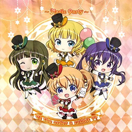 きゃらっとくじ ご注文はうさぎですか?? MAGIC PARTY ラスト賞 クッションカバー 集合