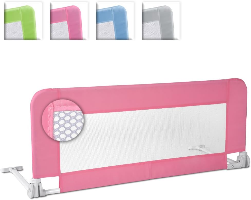 Barriere De Lit Pour Enfant Choix De Couleur Pliable Et Portable Taille 102 42cm Installation Facile Garde De Securite Barrieres De Lit Pour Bebe Amazon Fr Bebe Et Puericulture