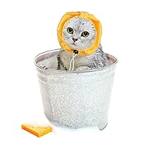 Vista 1 de Gorro de ducha impermeable para mascotas, gorro de ducha para perros, protección para los oídos del baño de mascotas, protección para los oídos